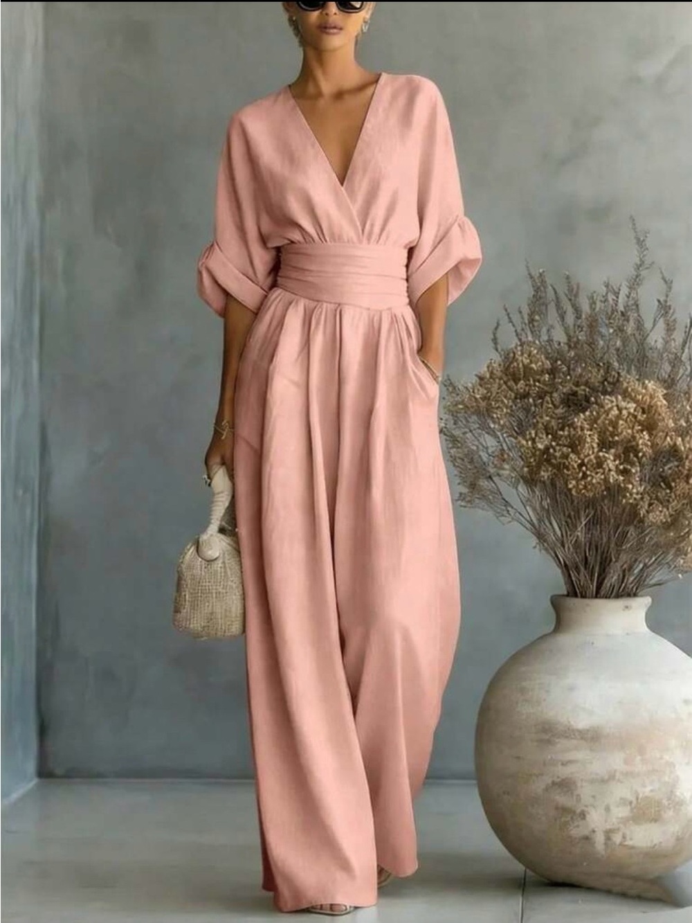 Woman's Pink Jumpsuit